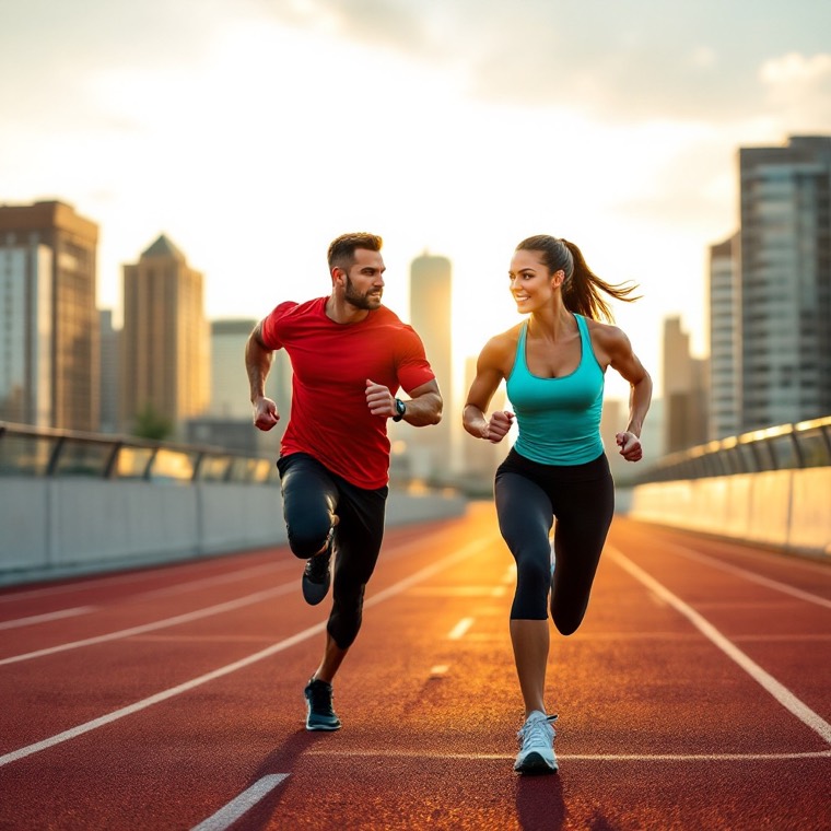Someone on an easy aerobic run